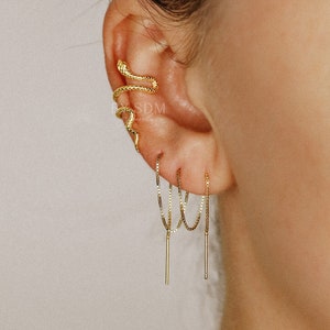 Oval Hoop Earrings • Gold, Silver • BYSDMJEWELS - Etsy
