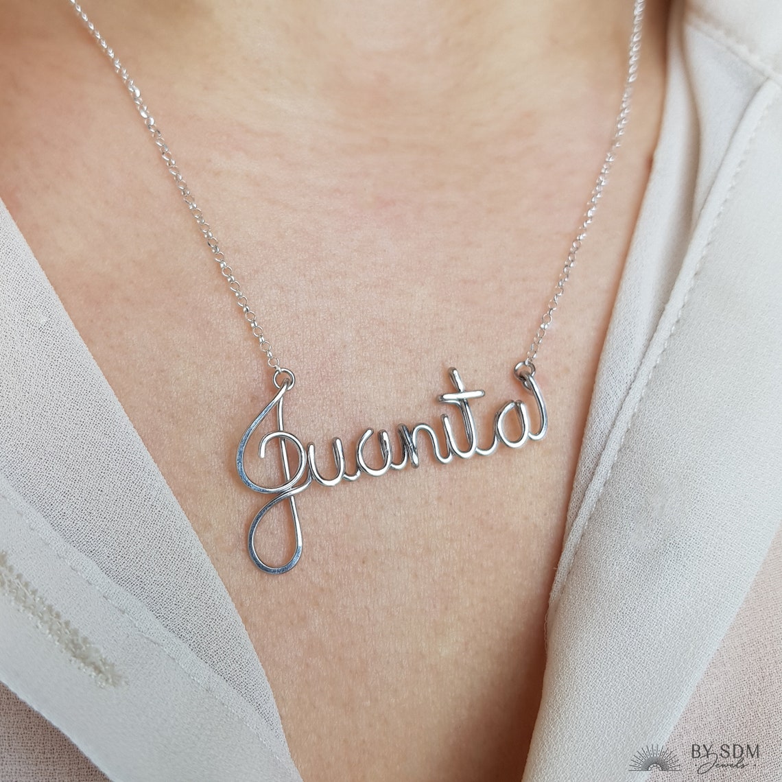 Cursive Name Necklace Gift for Preteen Girls 10th Birthday | Etsy