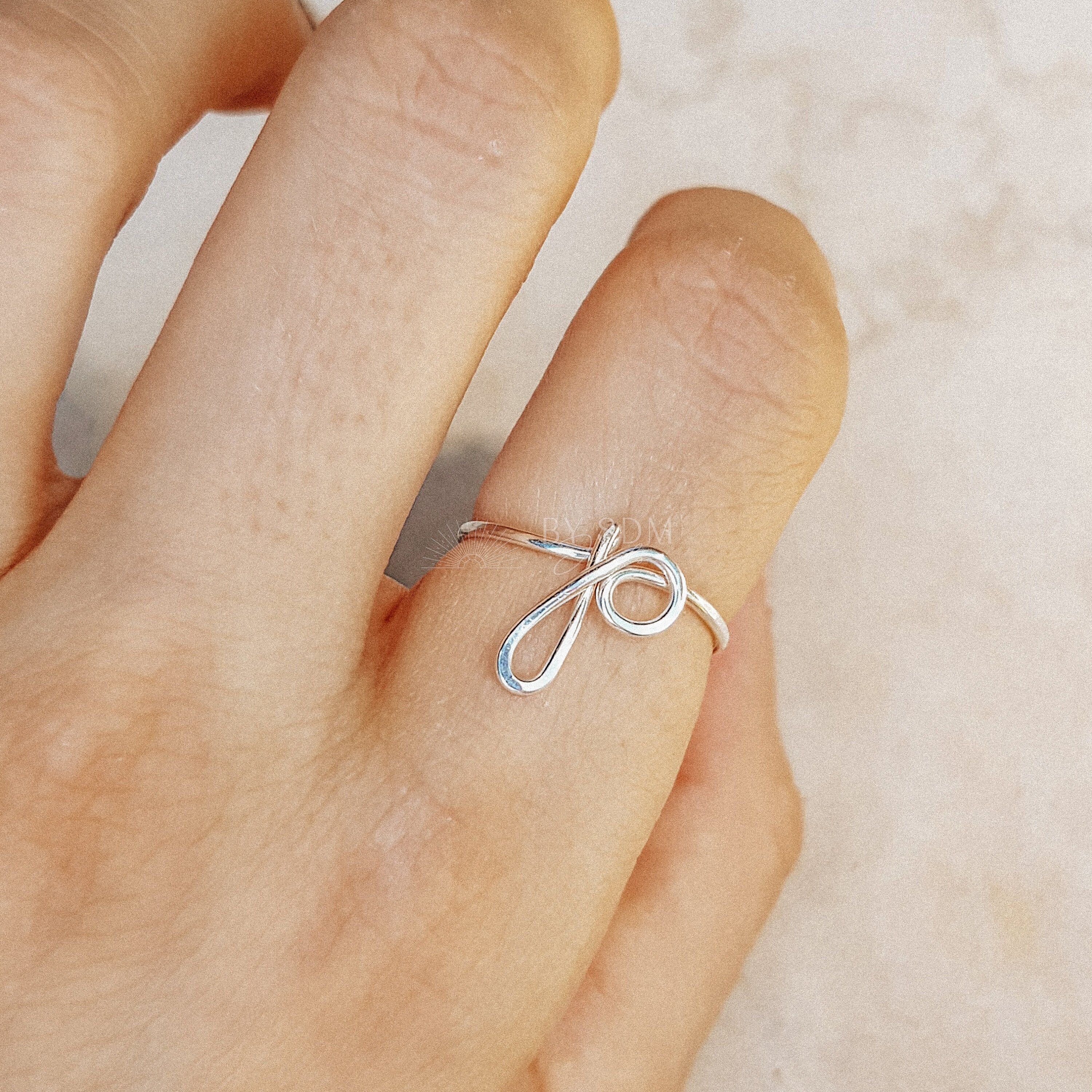 Jewelry alphabet ring P 3D model 3D printable | CGTrader