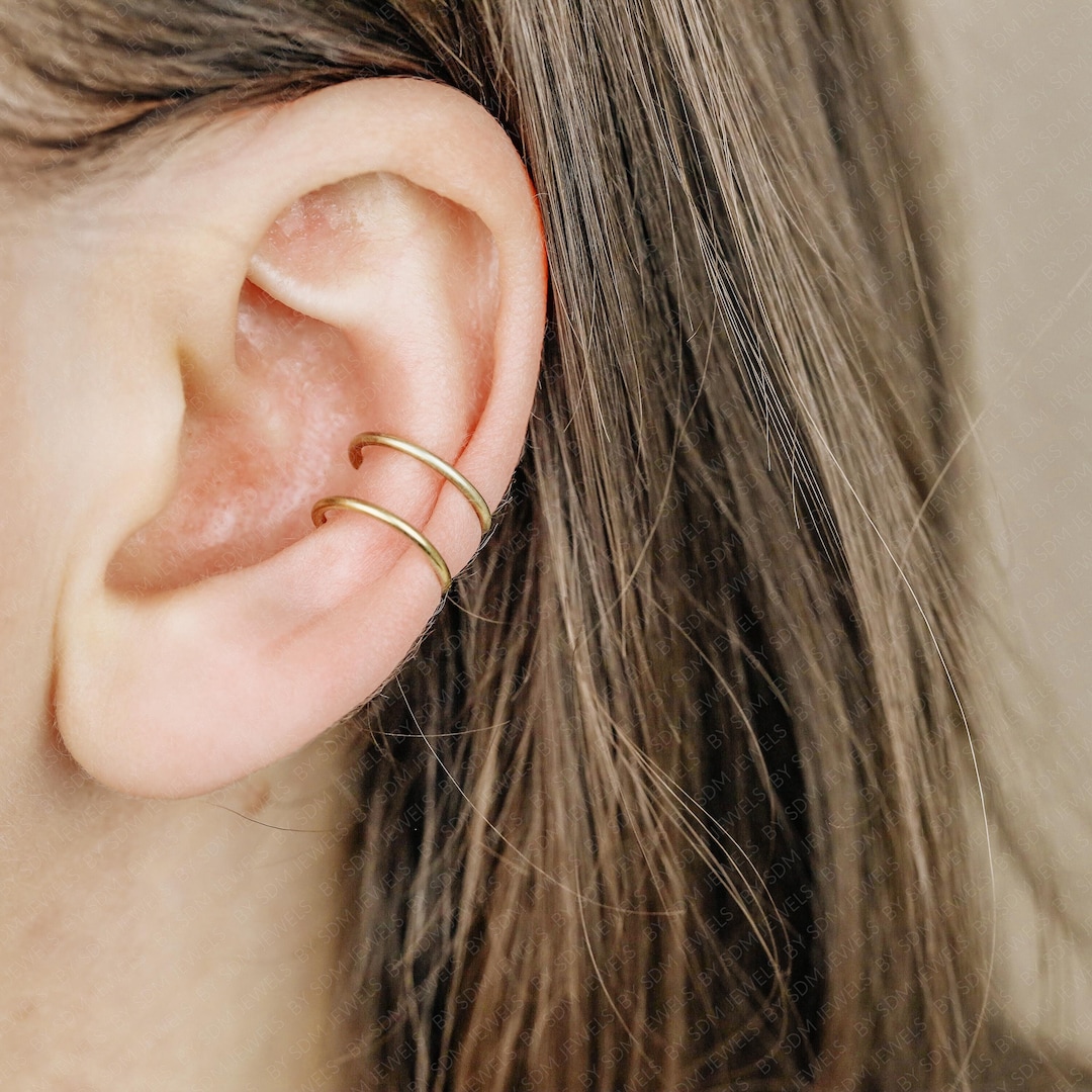 ☆2022SS☆MZUU☆BONBON Double Ear Cuff and Droplet Earrings