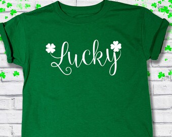 St Patty's Lucky shirt for men or women, clover shirt, lucky shirt, lucky, St. Pattys day shirts for women and men, shamrock