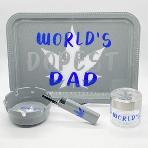World’s DOPEST Dad Rolling Tray Set