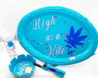 High as a Kite Rolling Tray Set