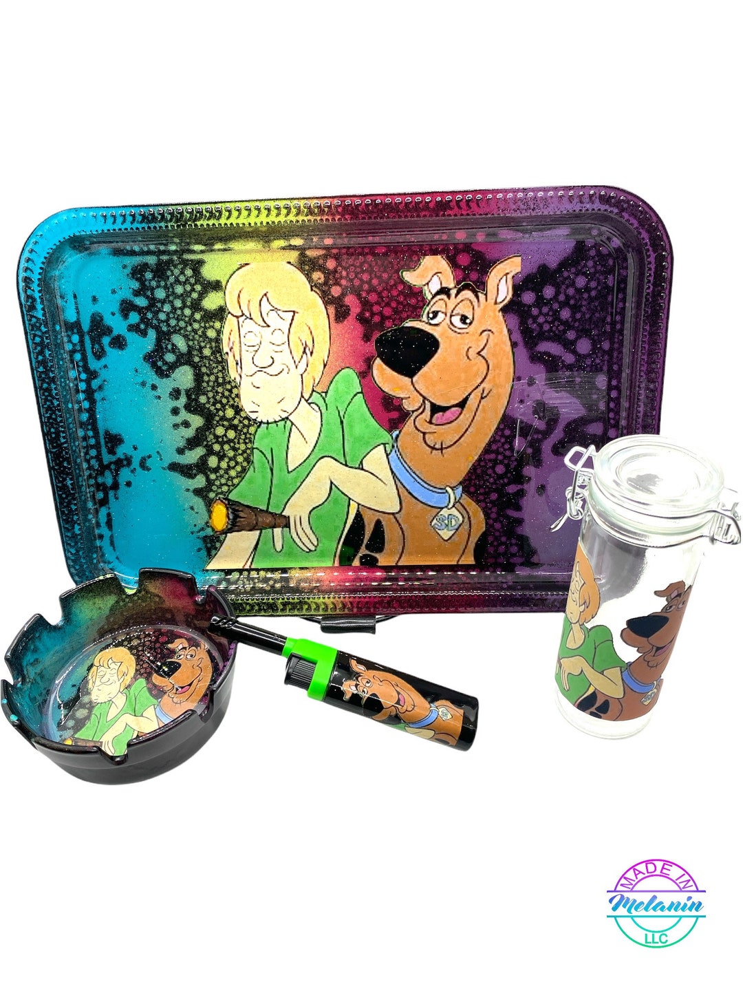 Scooby Doo and Shaggy Rolling Tray Set Etsy Australia