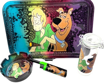 Scooby Doo and Shaggy Rolling Tray Set