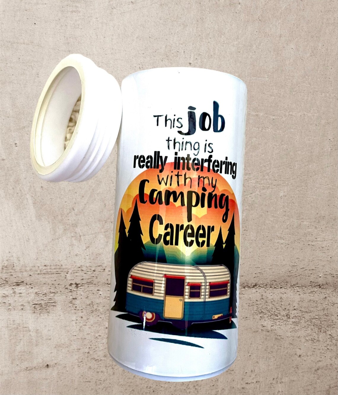 Camping Koozie/camping Career/camping Dad/mens Camping Etsy