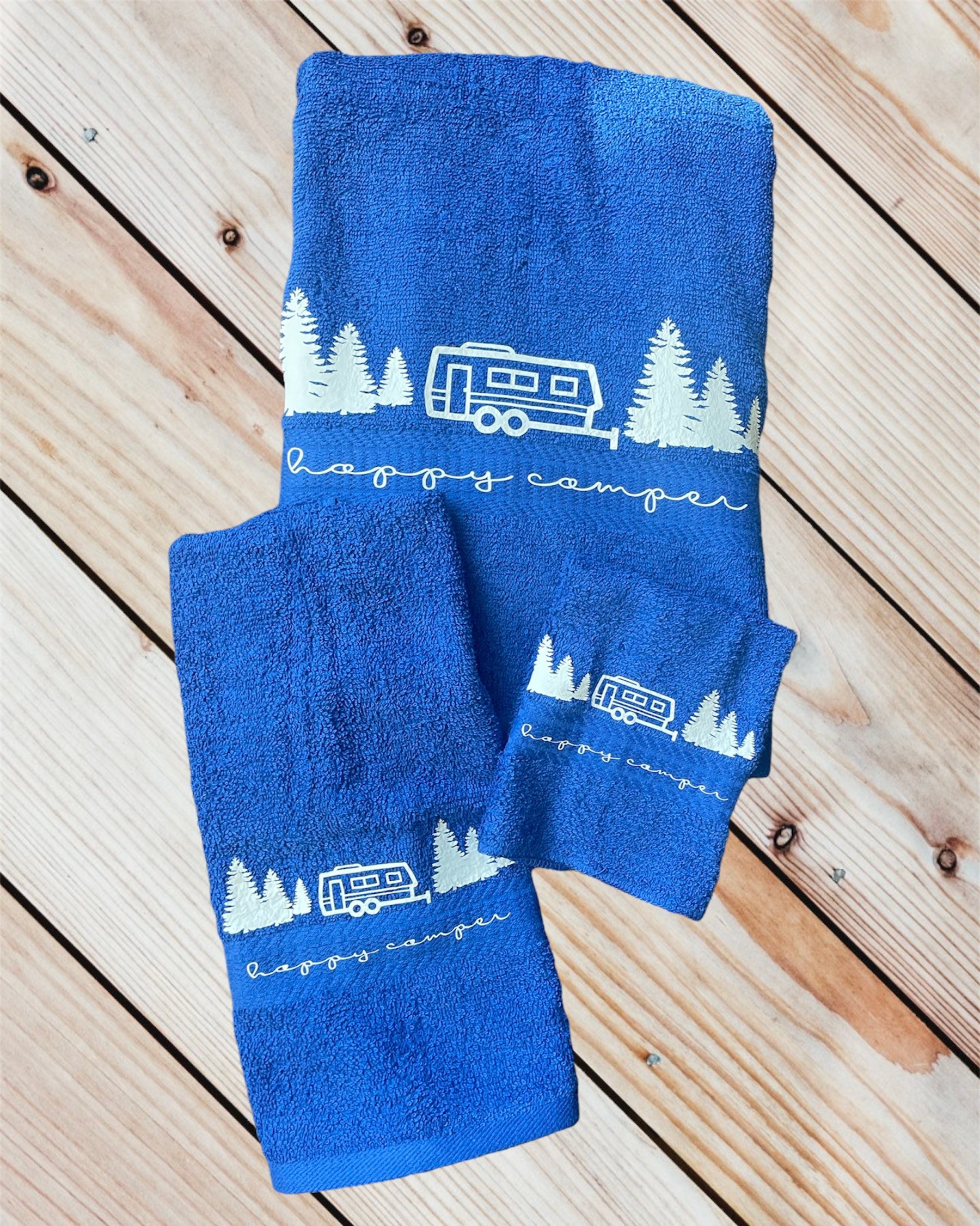 RV Camping Bath Towel Set/rv Camping Decor/travel Trailer Etsy