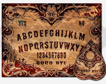 Gothic Ouija Board SVG Bundle: Laser Cut Files (Digital Download)