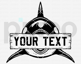 Orca In The Ocean Svg, Orca Svg, Orca Name Svg, Orca Clipart, Orca Jaws Svg, Killer Whale Svg, Orca Shirt, Orca Cricut, Orca Vector Png Dxf