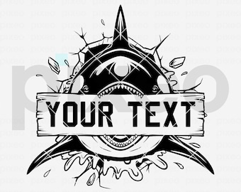 Orca In The Ocean Svg, Orca Svg, Orca Name Svg, Orca Clipart, Orca Jaws Svg, Killer Whale Svg, Orca Shirt, Orca Cricut, Orca Vector Png Dxf