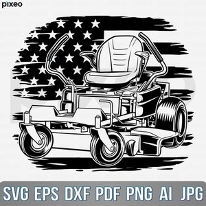 US Lawn Mower Svg, Lawn Mower With Flag Svg, Zero Turn Lawn Mower Svg, Landscaping Svg, Lawn Mower Clipart, Lawn Mower Svg, Lawn Mower Shirt