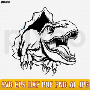 T rex Svg, T Rex Scratch Svg, Dinosaur Svg, Tyrannosaurus Rex Svg, T rex Clipart, T rex Cut file, T rex Cricut, T ex Shirt, Dino Scratch Svg