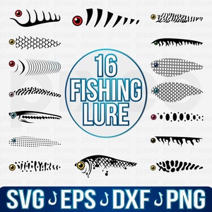 Download Fishing Lure Svg Fishing Lure Pattern Svg Fishing Lure Etsy