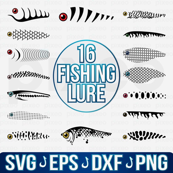 Fishing Lure SVG, Fishing Lure Pattern SVG, Fishing Lure Tumbler SVG, Fishing Lure Cup, Fishing Lure Vector, Fishing Lure Clipart, Png Fish