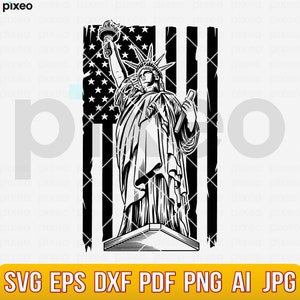 Estátua da Liberdade Svg, Liberty Skull Svg, Nova York Svg, Lady Liberty Svg, 4 de julho Svg, América Svg, Liberty Skull Clipart, Patriotic Svg