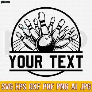 Bowling Svg, Bowling Name Svg, Bowling Ball Svg, Bowling Cricut Png, Bowling Clipart, Bowling Vector, Bowling Cut File, Bowling Pin Svg Png