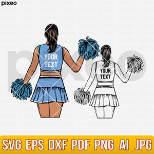 Cheerleader Svg, Cheer Mom Svg, Cheerleading Svg, Cheerleader Name Svg, Cheer Dance Svg, Cheerleader Shirt, Cheer Clipart, Cheerleader Team