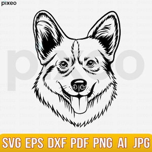 Corgi Svg, Welsh Corgi Svg, Corgi Clipart, Dog Svg, Dog Lover Svg, Corgi Cricut, Corgi Cut File, Corgi Shirt, Corgi Dog Mom Svg, Corgi Png