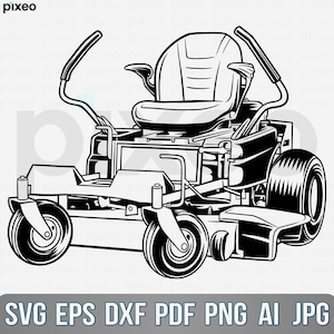 Zero Turn Lawn Mower Svg, Lawn Mower Svg, Landscaping Svg, Lawn Mower Clipart, Lawn Mower Svg, Lawn Mower Shirt, Gardener Svg Lawn Mower Png