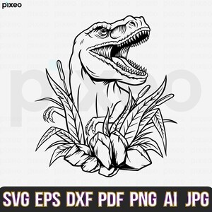 T Rex Svg, Dinosaur Svg, Tyrannosaurus Rex Svg, T rex Clipart, T rex Cut file, T rex Cricut, T rex Shirt, Dino Scratch Svg,Jurassic Park Svg