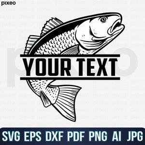 Red Drum Fishing Naam Svg, Vissen Svg, Red Drum Fish Svg, Red Drum Clipart, Red Drum Vector, Red Drum Cricut, Red Drum Cut file Red Fish Svg