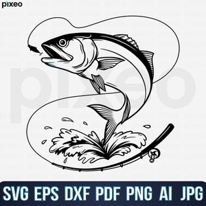 Bluefish Fishing Svg, Fishing Svg, Bluefish Fish Svg, Bluefish Clipart, Bluefish Vector, Bluefish Cricut, Bluefish Cut file, Fish Svg Png