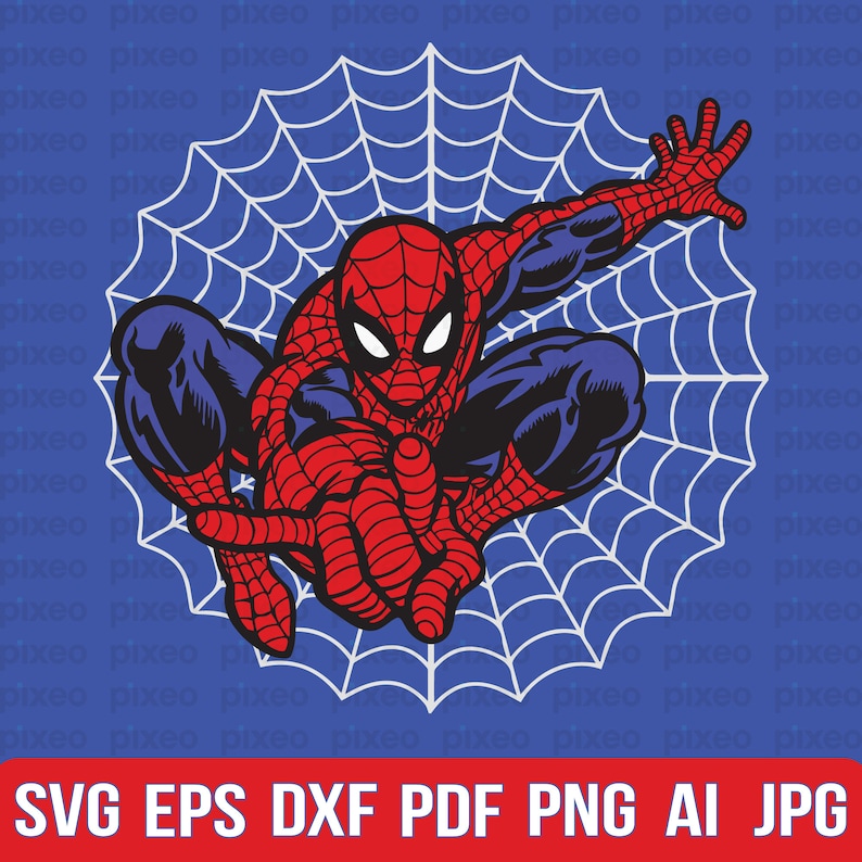 Download Spiderman SVG Spiderman Vector Spiderman Birthday Shirt | Etsy