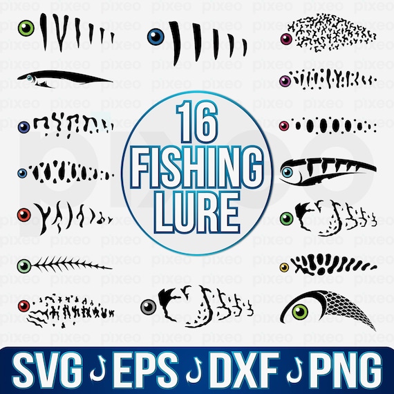 Download Fishing Lure Svg Fishing Lure Pattern Svg Fishing Lure Etsy