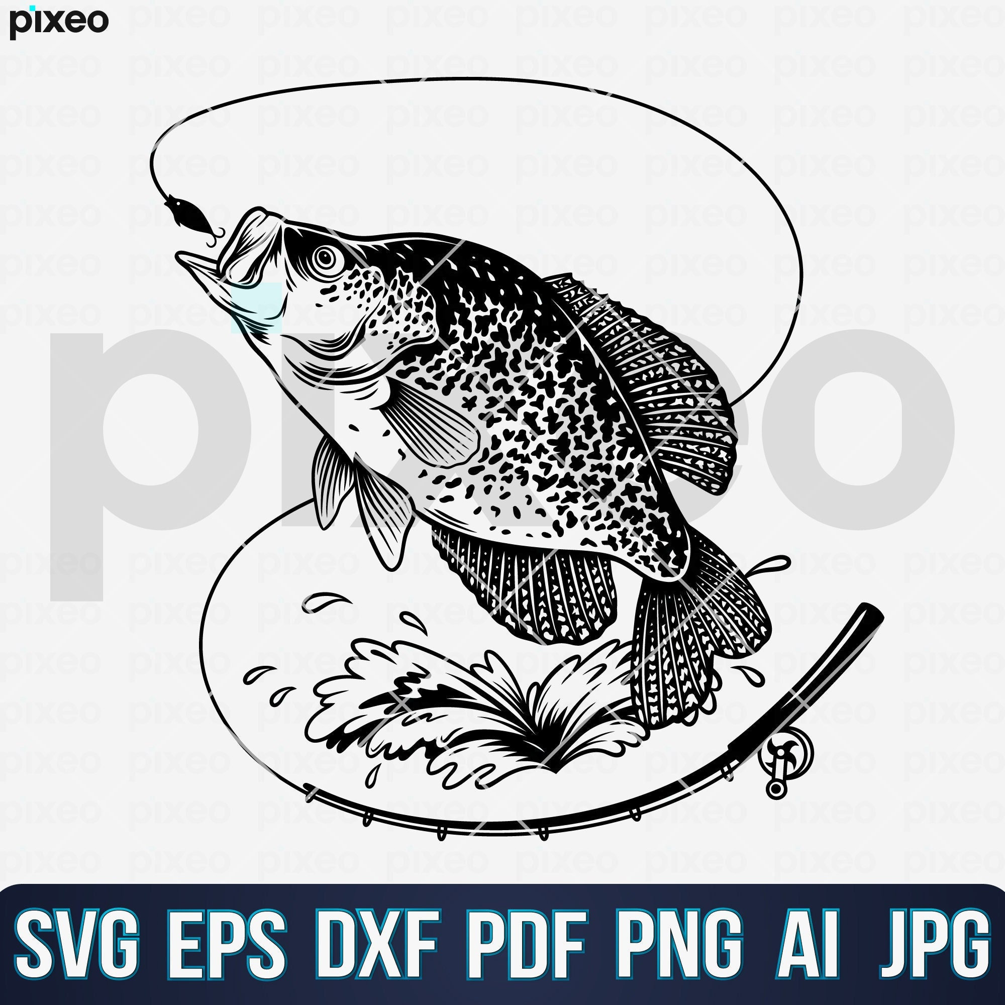 crappie fishing pole svg I Have A Attitude Png Digital Cut File For Silhouette Machine artprintfile SVG file Fishing Svg Stock Illustrations