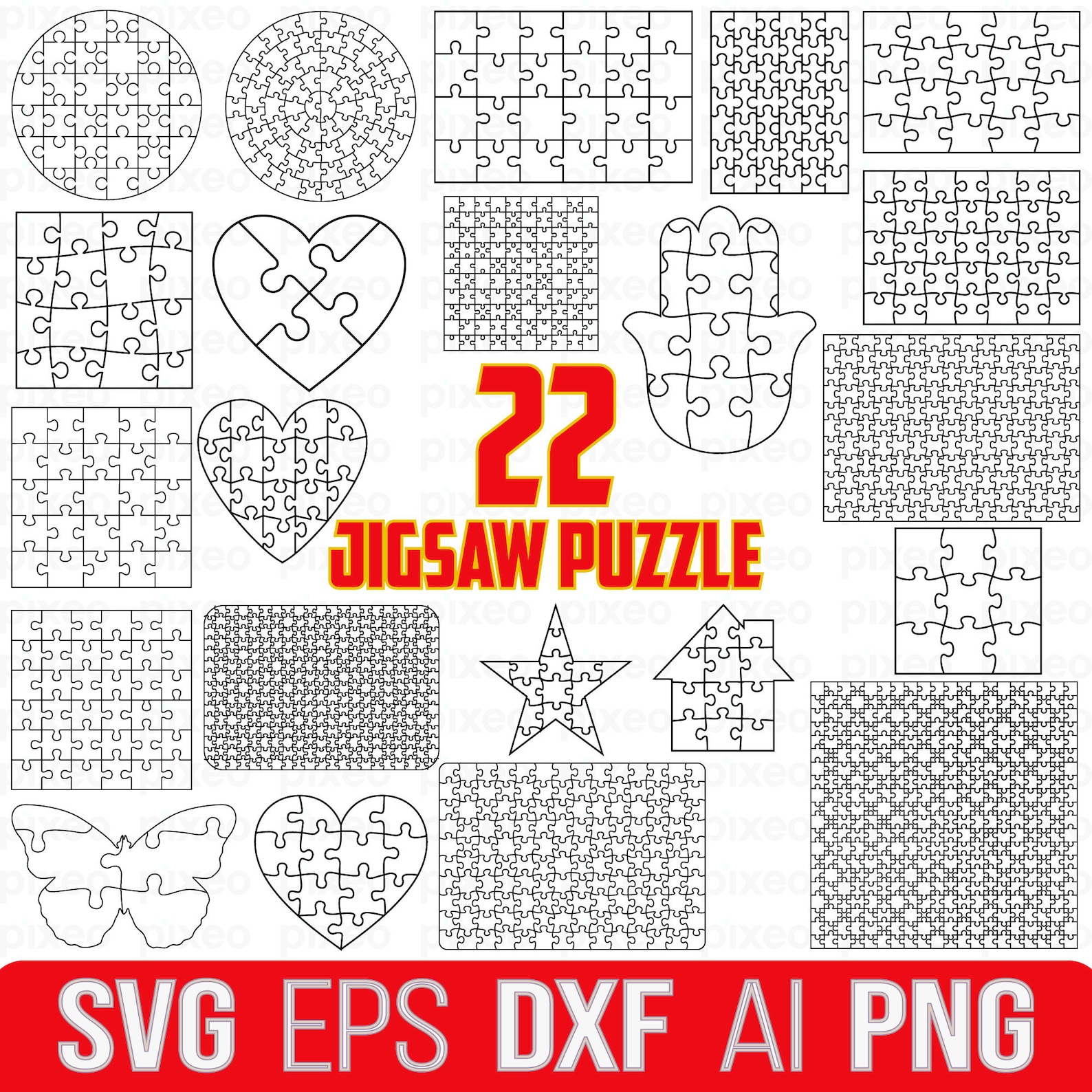 Download Jigsaw Puzzle Templates Svg Puzzle Svg Heart Jigsaw Puzzle ...