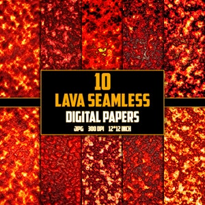 Naadloze lavapatronen, lava digitale papers, lava Svg, lava clipart, lava patronen, afdrukbaar papier, digitale papieren brand, digitale hel papier