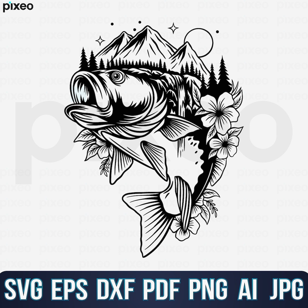 Fish Gaff Vector Bass Fishing Vector Art: Fish Hook SVG, PNG, DXF (digital Download) - Etsy