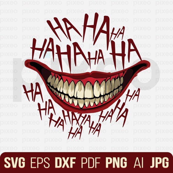 Download Joker Smile Svg Clown Smile Svg Joker Smile Shirt Joker Etsy