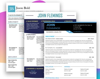 Peut inclure: Un modèle de CV noir et blanc avec le nom John Flemings et le titre Analyste d'affaires. Le CV comprend des sections pour l'emploi, l'éducation, les récompenses et les compétences professionnelles.