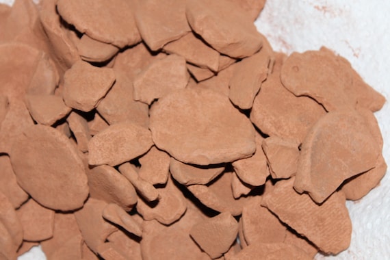 India Clay Edible Red Clay Biscuit 200 Grams 