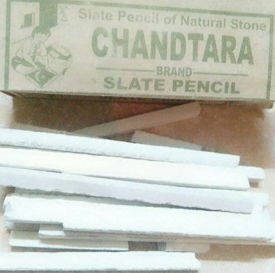 (PACK OF 25 BOXES) Natural limestone slate pencils pack of 2 kg