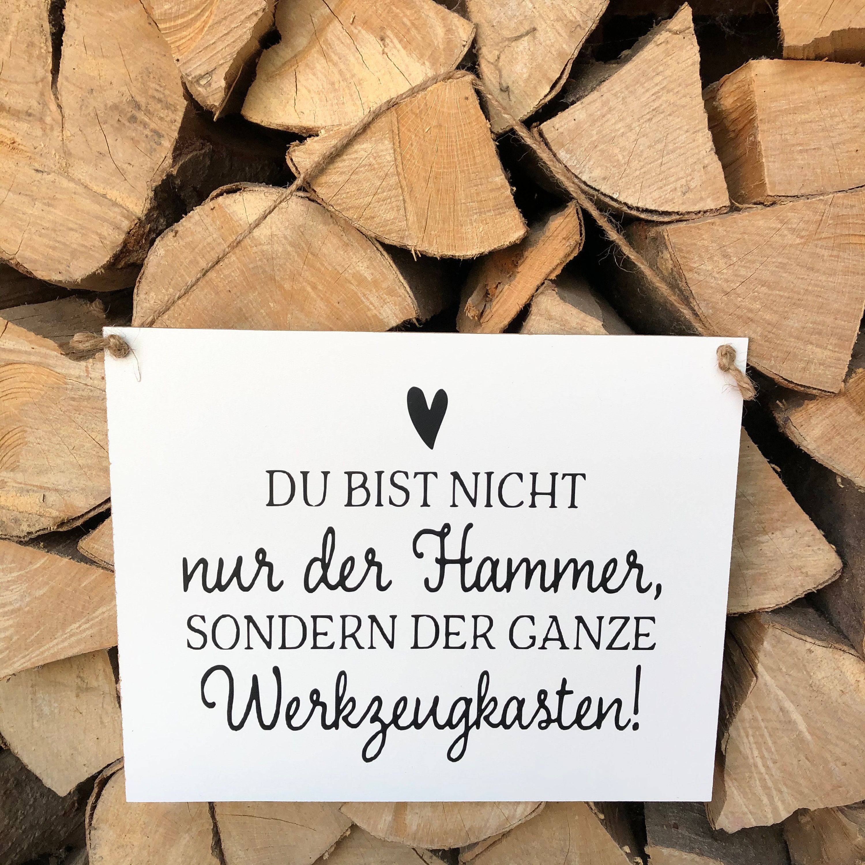 Schild Spruch Du bist nicht nur der Hammer sondern der Etsy