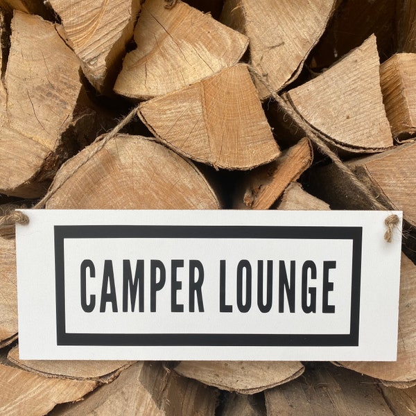 Schild Camper Lounge