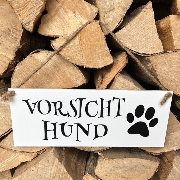 Schild Vorsicht Hund