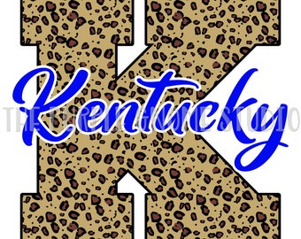 Leopard Kentucky, Kentucky, PNG, Sublimation, Digital, 300DPI, Instant Download