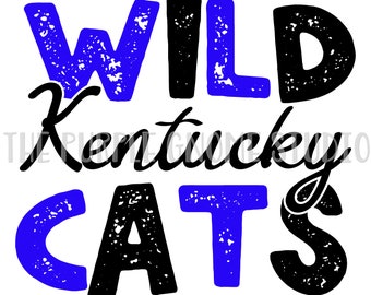 Kentucky Wildcats, PNG, Sublimation, Digital, 300DPI, Instant Download