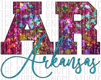 Arkansas, United States, USA, Sublimation, PNG Files, 300 DPI, Digital Files, Instant Download