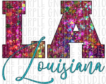 Louisiana, United States, USA, Sublimation, PNG File, Digital File, 300DPI, Instant Download