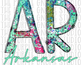 Arkansas, United States, USA, Sublimation, PNG Files, 300 DPI, Digital Files, Instant Download