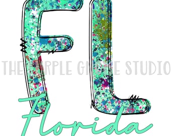 Florida, United States, USA, Sublimation, PNG File, Digital File, 300DPI, Instant Download