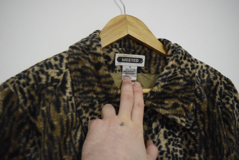 Vintage Leopard Print Jacket