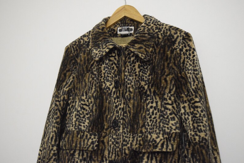 Vintage Leopard Print Jacket