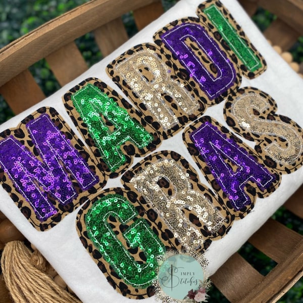 Mardi Gras Sequin Duck Tee