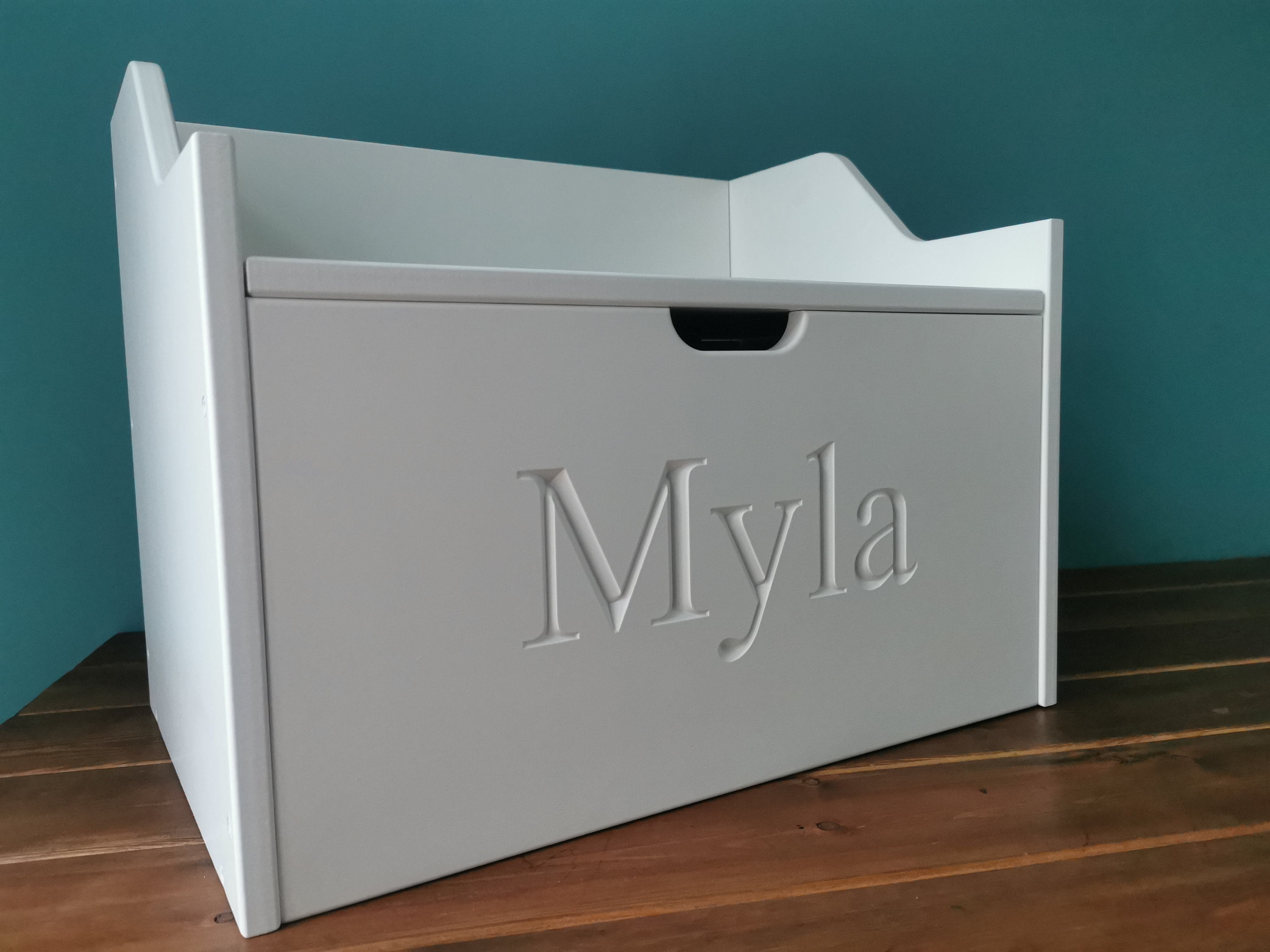Personalised Toy Box Engraved Storage Soft Close Lid Etsy UK