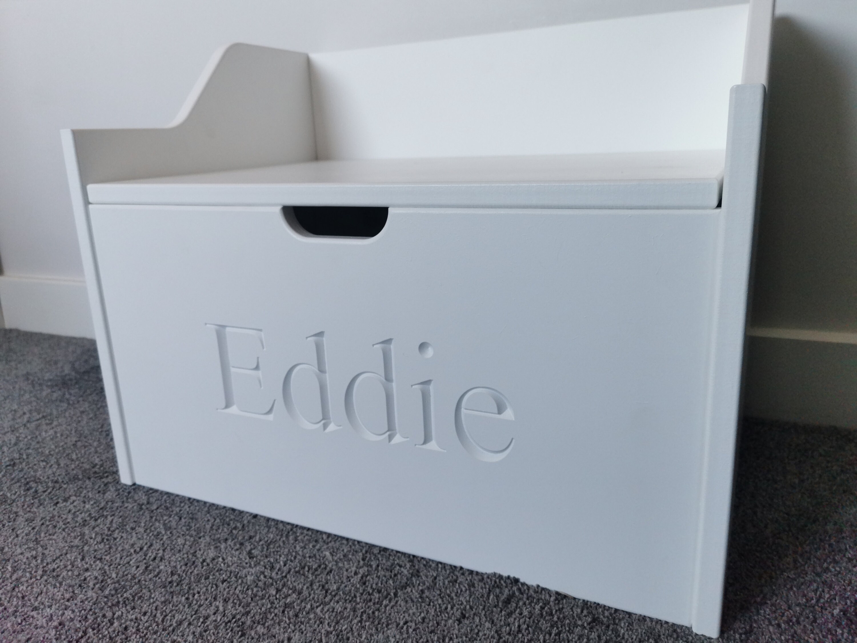Personalised Toy Box Engraved Storage Soft Close Lid Etsy UK